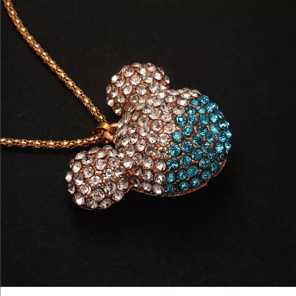 Crystal Mickey Mouse Necklace - Picture 3 of 3